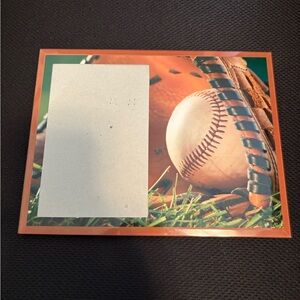 Baseball Glove and Ball Picture Frame